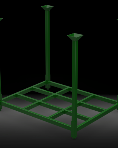 48" x 60" x 48"H, 4,000# Cap Stack Rack