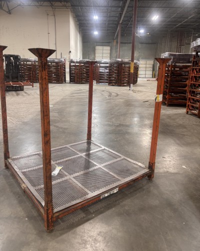 60" x 60" x 54"H Stack Rack with Perf Deck
