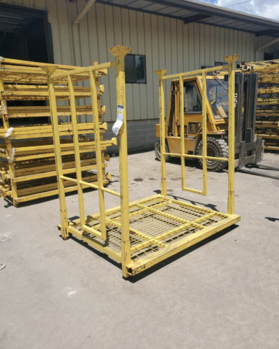 55" x 69" x 68"H Stack Rack With Retainer Sides